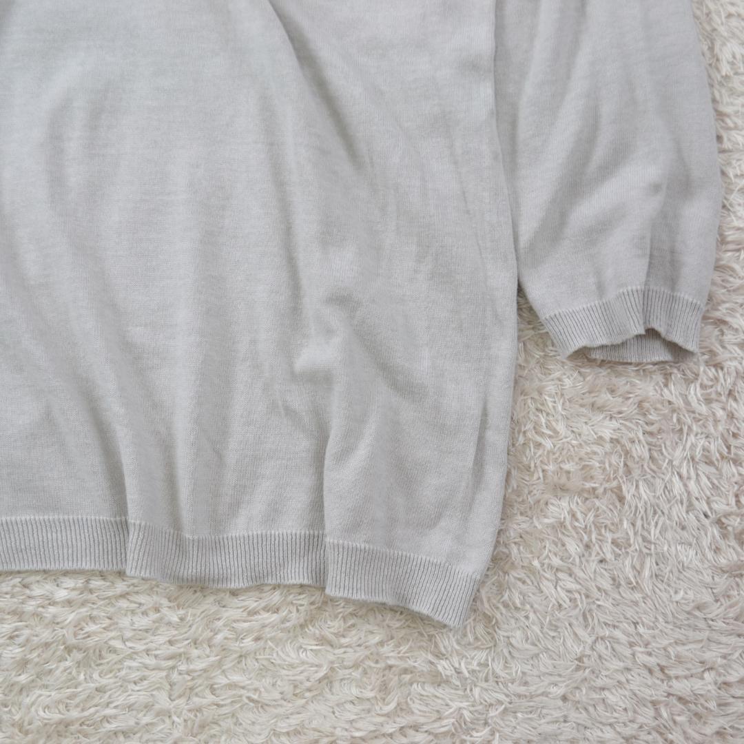 マーガレットハウエル 美品 ハイゲージコットンニットプルオーバー