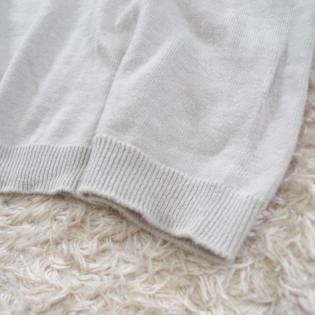 マーガレットハウエル 美品 ハイゲージコットンニットプルオーバー