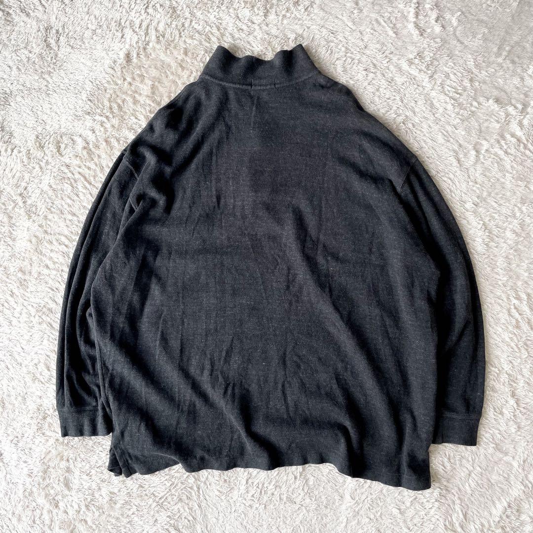 ラルフローレン 美品 estate rib ハーフジップ ストレッチニット