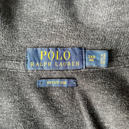 ラルフローレン 美品 estate rib ハーフジップ ストレッチニット