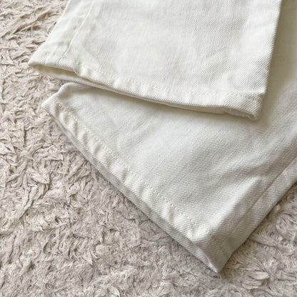 45R 極美品 ホワイトデニムのコイン5 26 白 ジーンズ ストレート