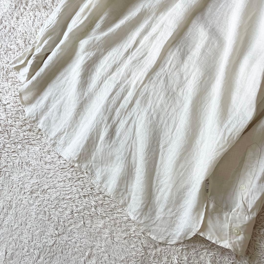 フレームワーク 極美品 23ss リネンシャツ F アイボリー