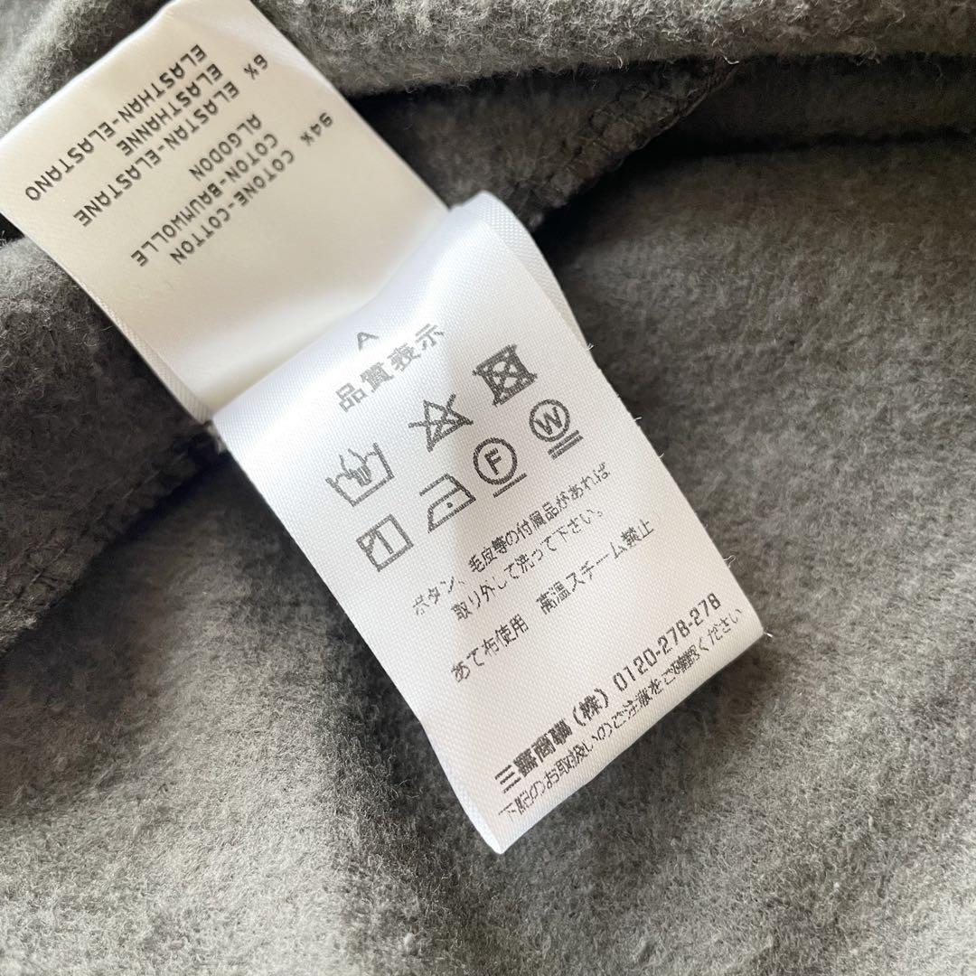 ステファノモルタリ 美品 フリルスリーブスウェット 40 カーキ