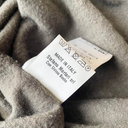 ステファノモルタリ 美品 フリルスリーブスウェット 40 カーキ