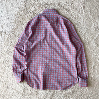 MARIA SANTANGELO 美品 ホリゾンタルカラーシャツ L チェック