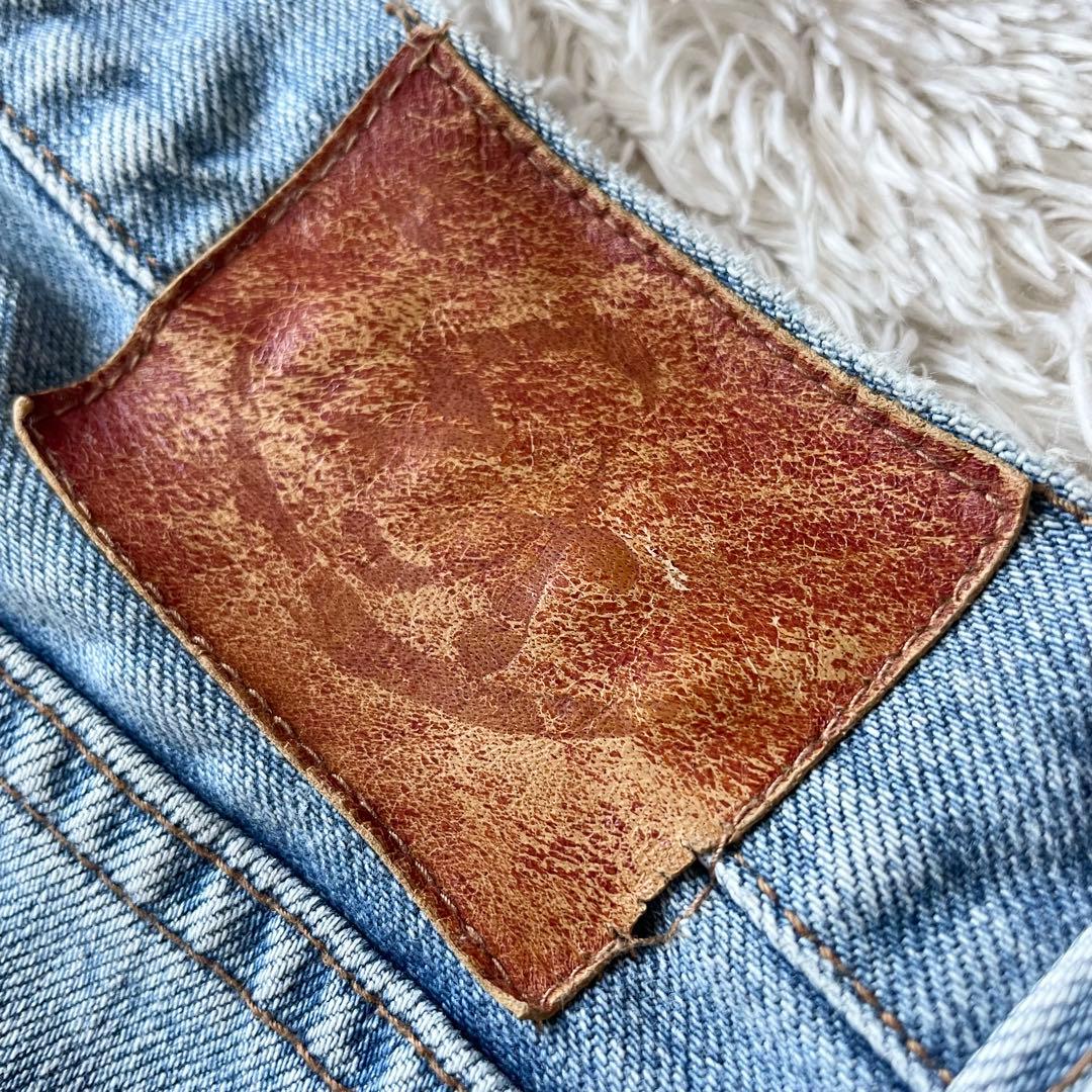 エターナル 美品 ETERNAL ダメージ加工デニム 32 備中倉敷工房　藍青