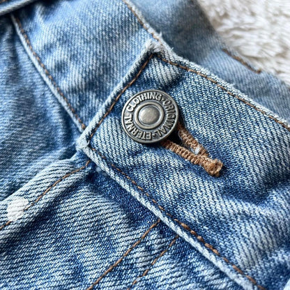 エターナル 美品 ETERNAL ダメージ加工デニム 32 備中倉敷工房　藍青