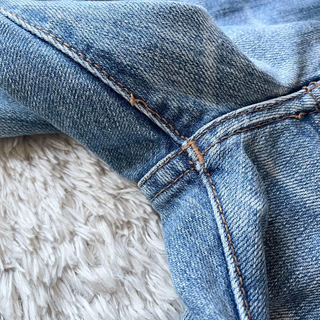 エターナル 美品 ETERNAL ダメージ加工デニム 32 備中倉敷工房　藍青