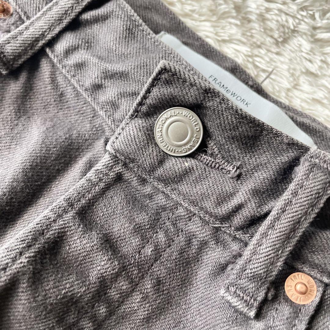 フレームワーク 美品 framework カラーデニムジーンズ 36 グレー