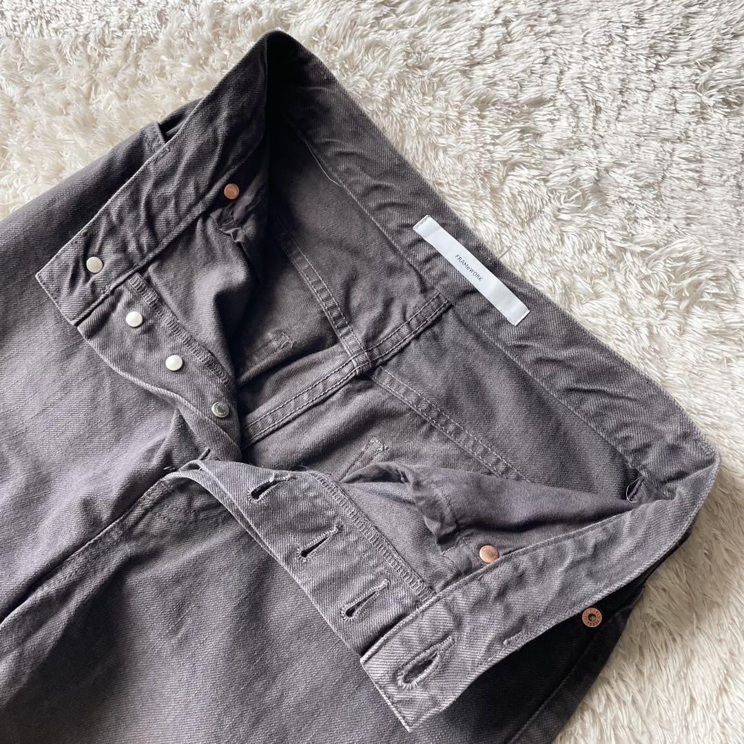 フレームワーク 美品 framework カラーデニムジーンズ 36 グレー