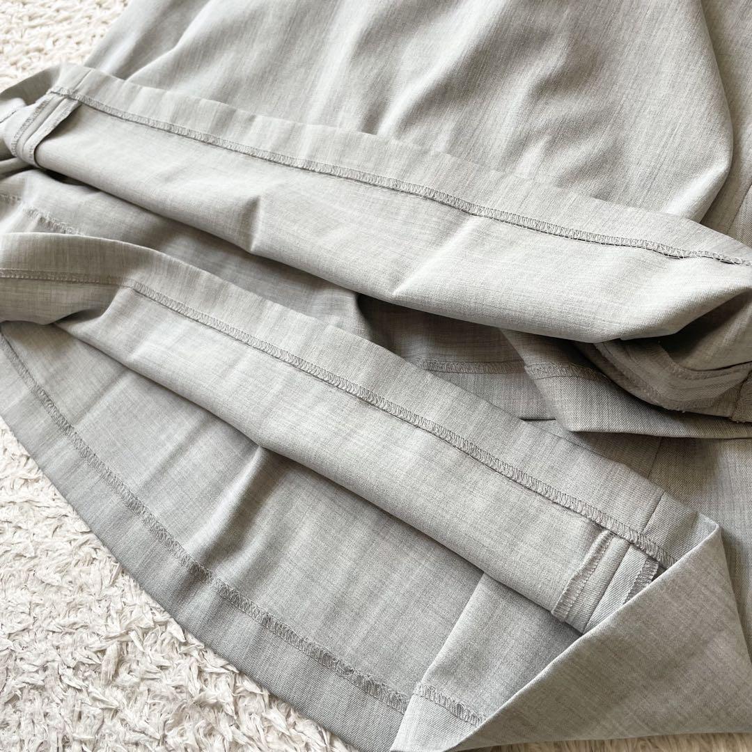 プルミエアロンディスモン 極美品 ワイドパンツ 36 グレー