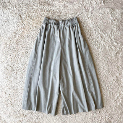 プルミエアロンディスモン 極美品 ワイドパンツ 36 グレー