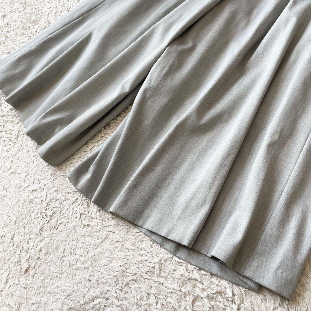 プルミエアロンディスモン 極美品 ワイドパンツ 36 グレー