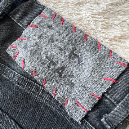 ロンハーマン 美品 R.H.vintage カットオフブラックデニム 23