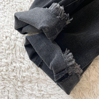 ロンハーマン 美品 R.H.vintage カットオフブラックデニム 23