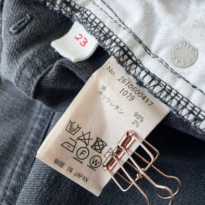 ロンハーマン 美品 R.H.vintage カットオフブラックデニム 23