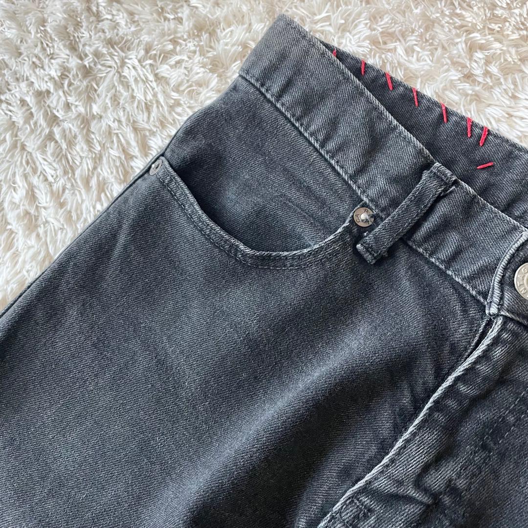 ロンハーマン 美品 R.H.vintage カットオフブラックデニム 23