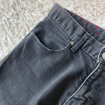 ロンハーマン 美品 R.H.vintage カットオフブラックデニム 23