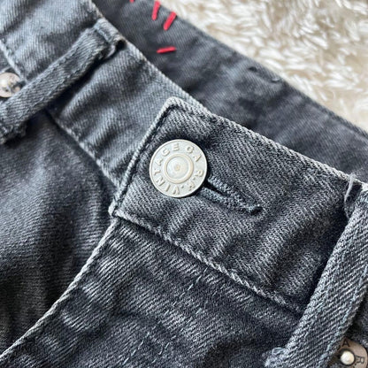 ロンハーマン 美品 R.H.vintage カットオフブラックデニム 23