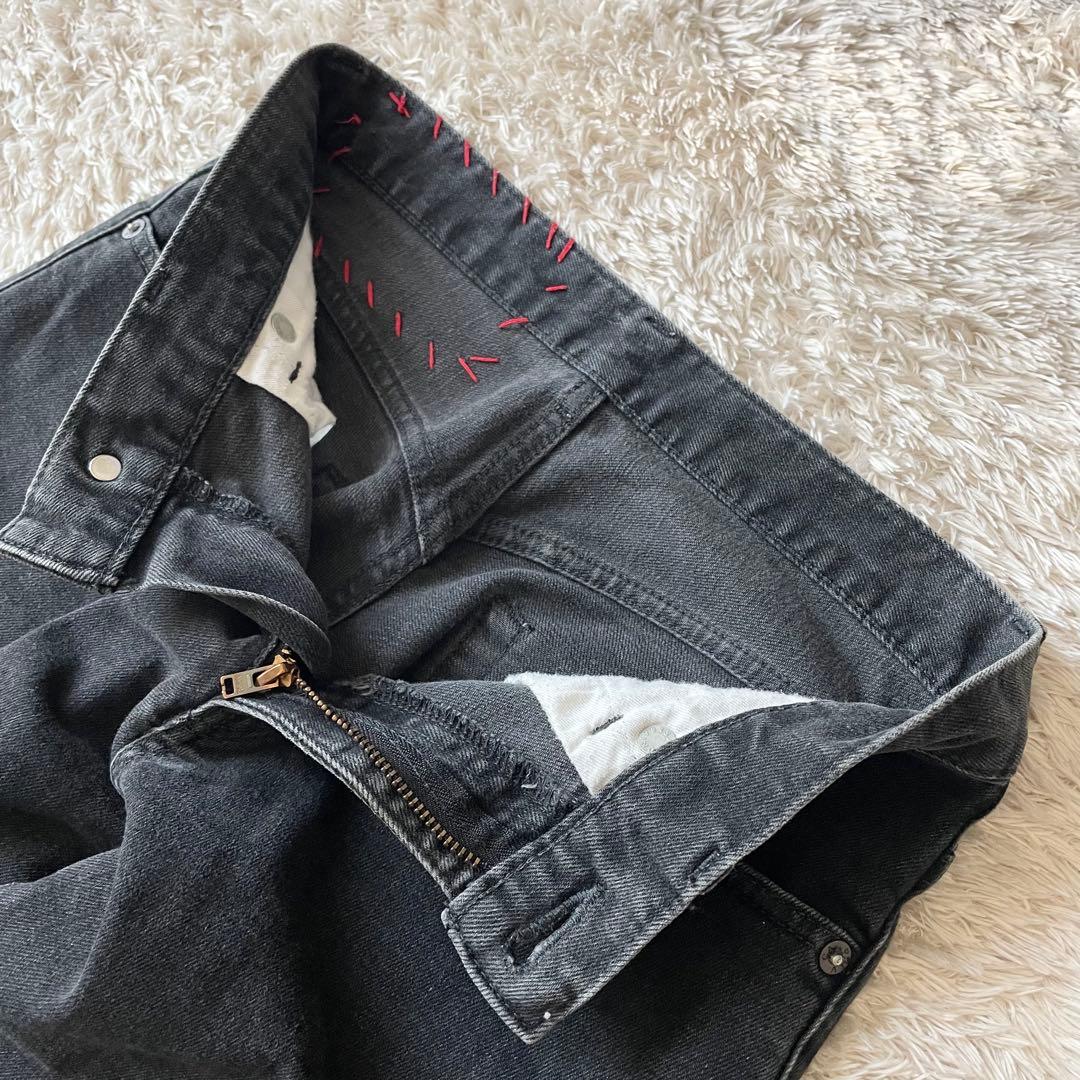 ロンハーマン 美品 R.H.vintage カットオフブラックデニム 23