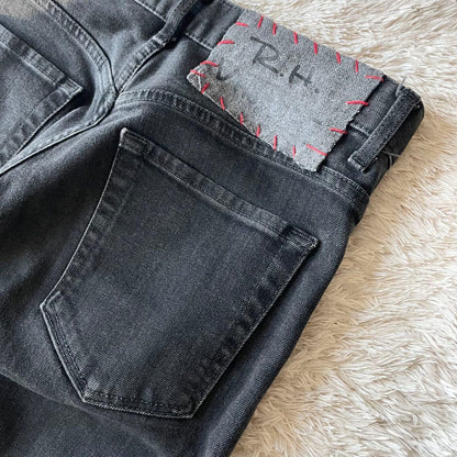 ロンハーマン 美品 R.H.vintage カットオフブラックデニム 23