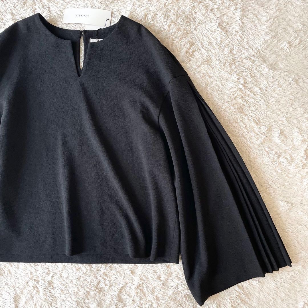 アドーア 新品タグ付 ADORE サンディジョーゼットブラウス