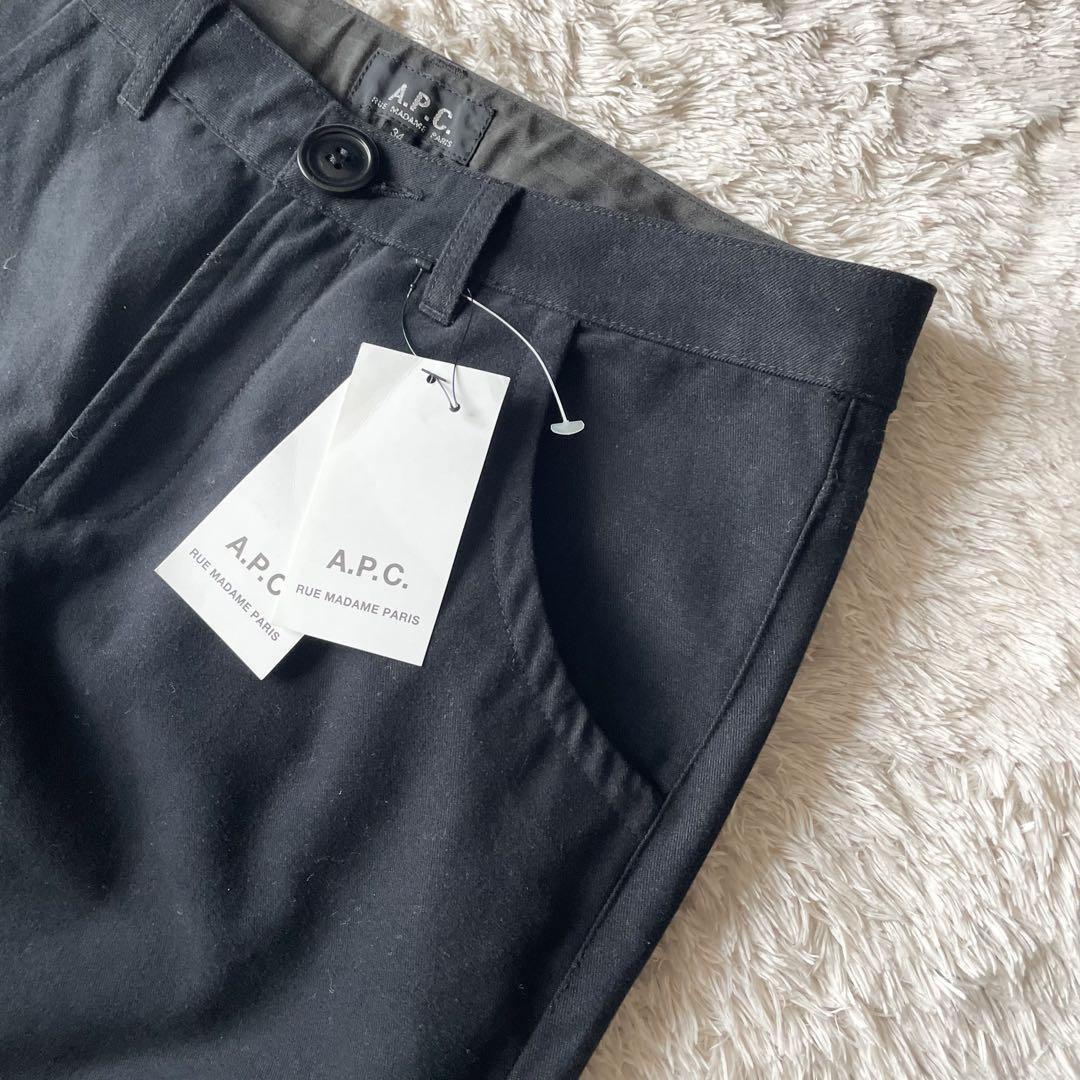 アーペーセー 新品タグ付 A.P.C. ブラックパンツ 34