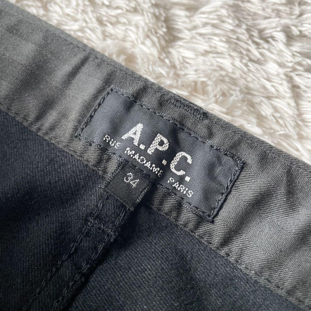 アーペーセー 新品タグ付 A.P.C. ブラックパンツ 34