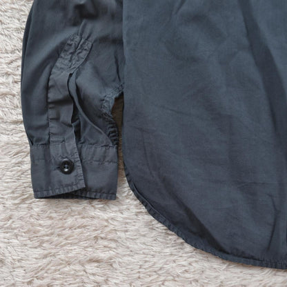 エムエイチエル 極美品 MHL ガーメントダイ コットン ポプリン チャコール