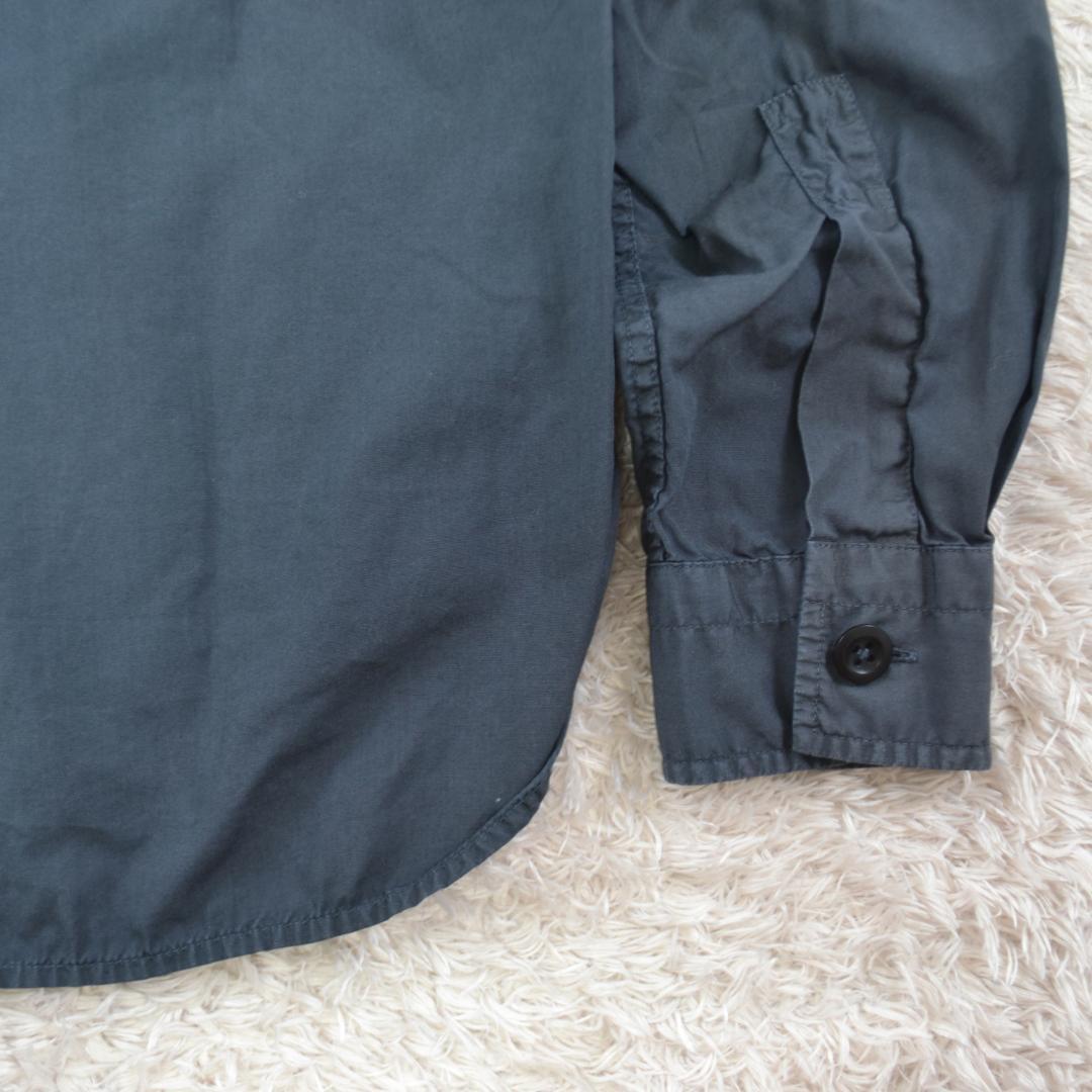 エムエイチエル 極美品 MHL ガーメントダイ コットン ポプリン チャコール