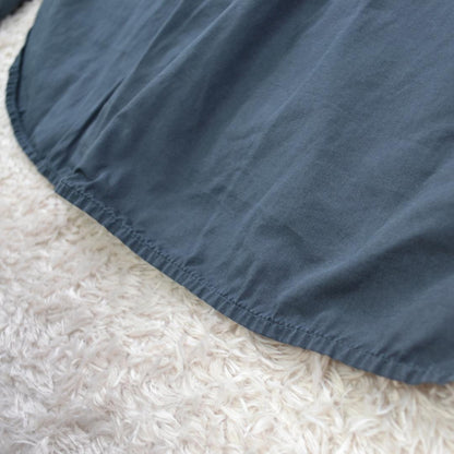 エムエイチエル 極美品 MHL ガーメントダイ コットン ポプリン チャコール