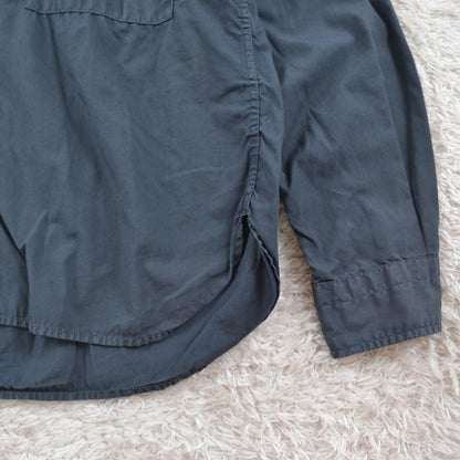 エムエイチエル 極美品 MHL ガーメントダイ コットン ポプリン チャコール