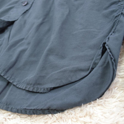 エムエイチエル 極美品 MHL ガーメントダイ コットン ポプリン チャコール