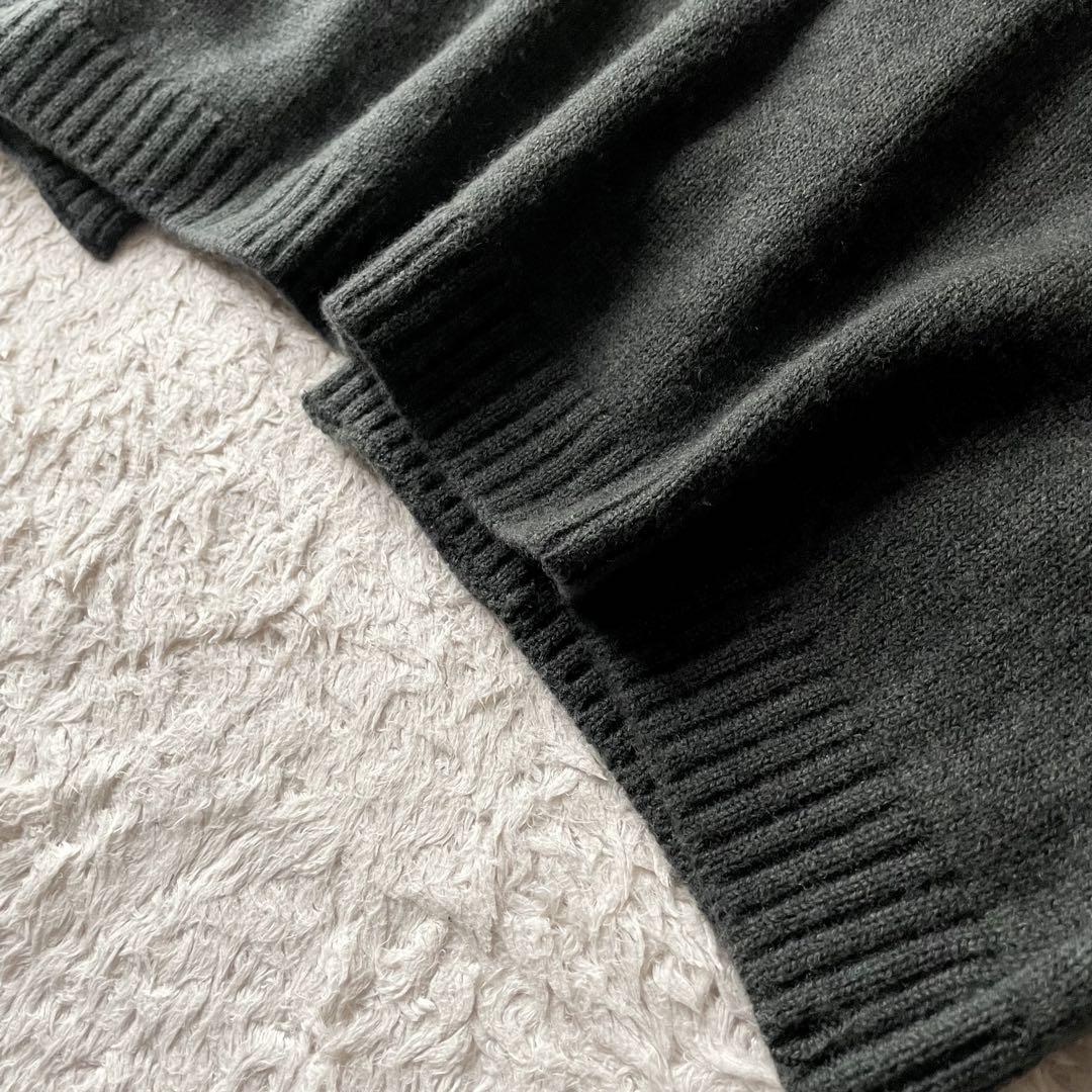 45R フロートニットロングカーディガン 2 カーキ