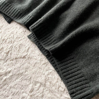 45R フロートニットロングカーディガン 2 カーキ