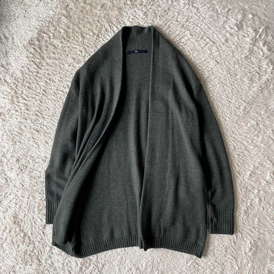 45R フロートニットロングカーディガン 2 カーキ