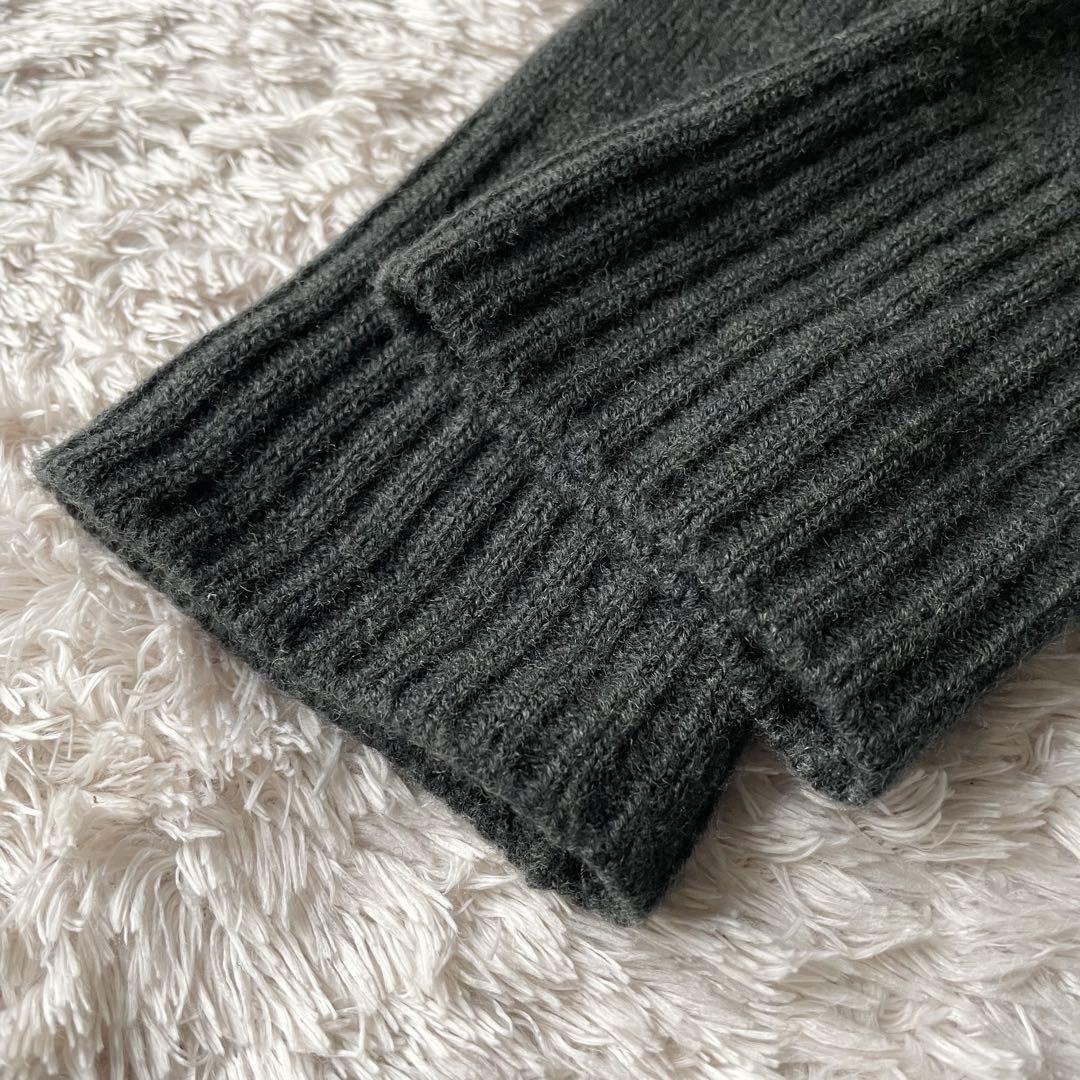 45R フロートニットロングカーディガン 2 カーキ