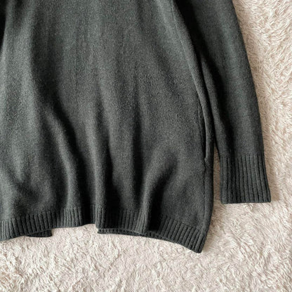 45R フロートニットロングカーディガン 2 カーキ