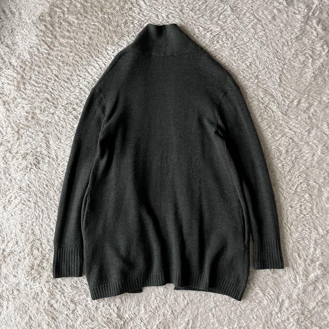 45R フロートニットロングカーディガン 2 カーキ