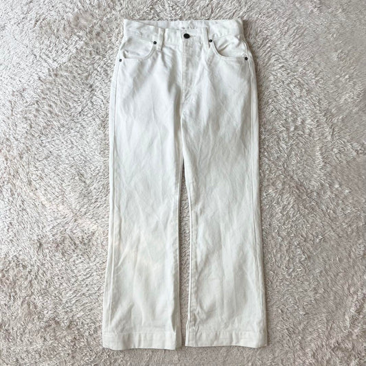 プラージュ 極美品 plage ブーツカットホワイトデニム 34