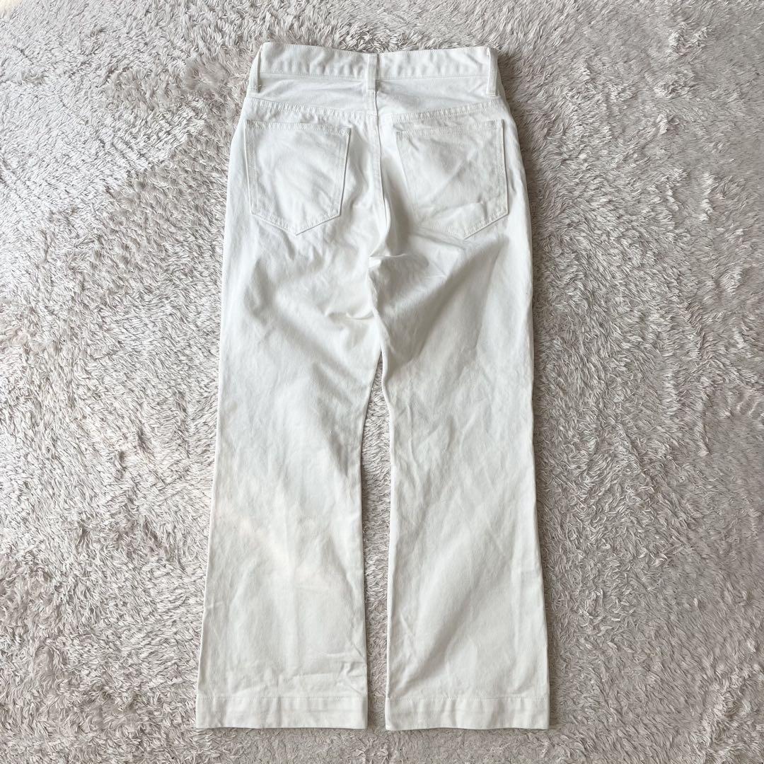 プラージュ 極美品 plage ブーツカットホワイトデニム 34