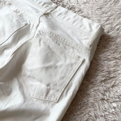 プラージュ 極美品 plage ブーツカットホワイトデニム 34