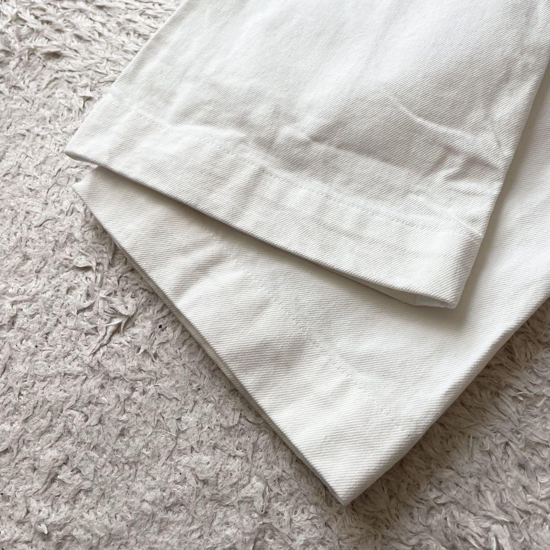 プラージュ 極美品 plage ブーツカットホワイトデニム 34