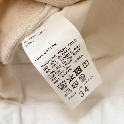 プラージュ 極美品 plage ブーツカットホワイトデニム 34