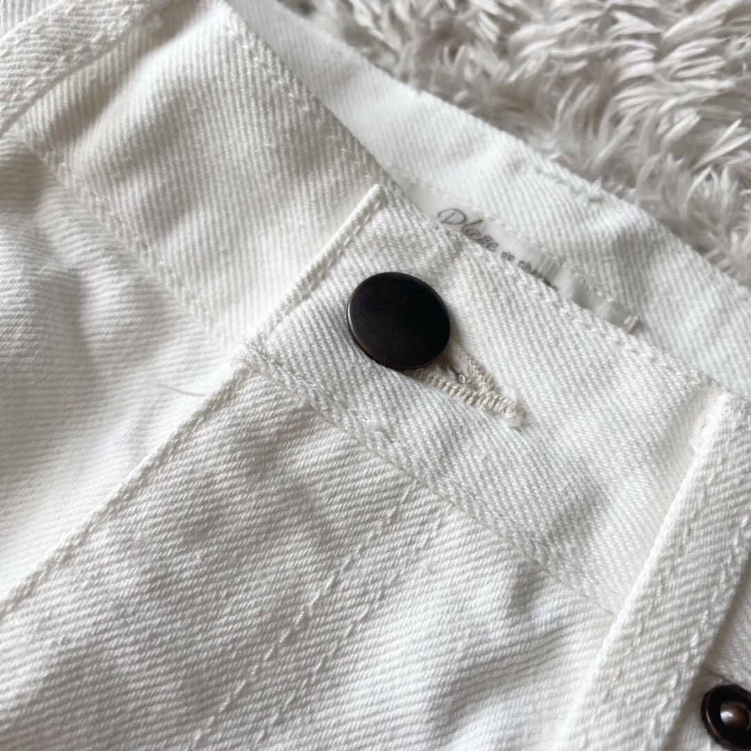 プラージュ 極美品 plage ブーツカットホワイトデニム 34