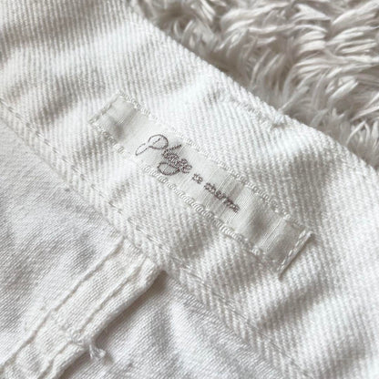 プラージュ 極美品 plage ブーツカットホワイトデニム 34