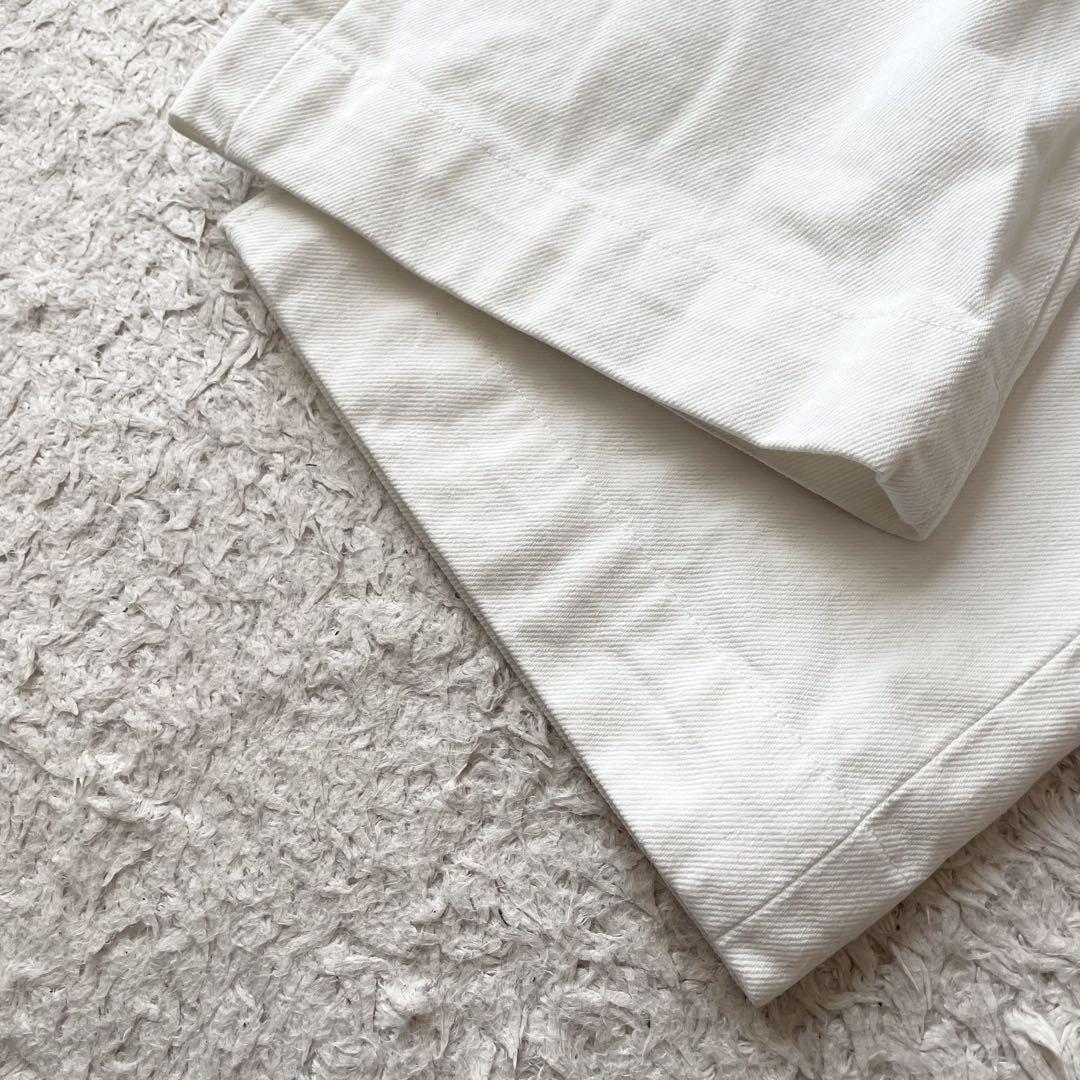 プラージュ 極美品 plage ブーツカットホワイトデニム 34