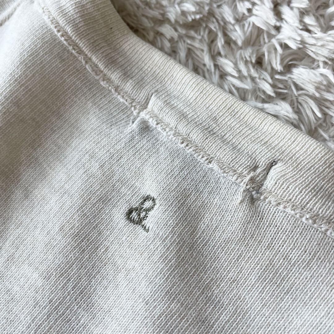 45rpm& 00s ラグランスウェット 3 アイボリー