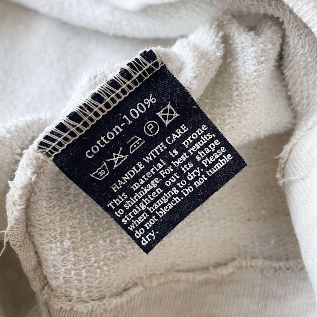 45rpm& 00s ラグランスウェット 3 アイボリー