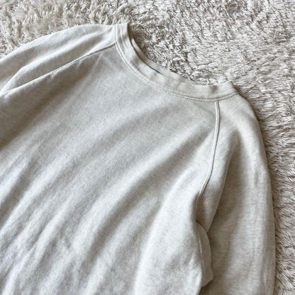 45rpm& 00s ラグランスウェット 3 アイボリー